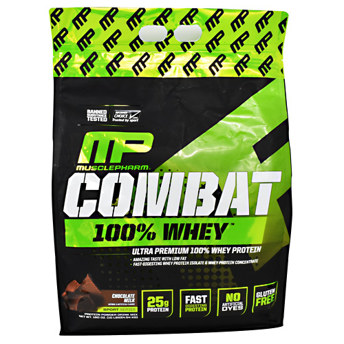 MusclePharm Sport Series Combat 100% Whey - Chocolate Milk - 10 lb